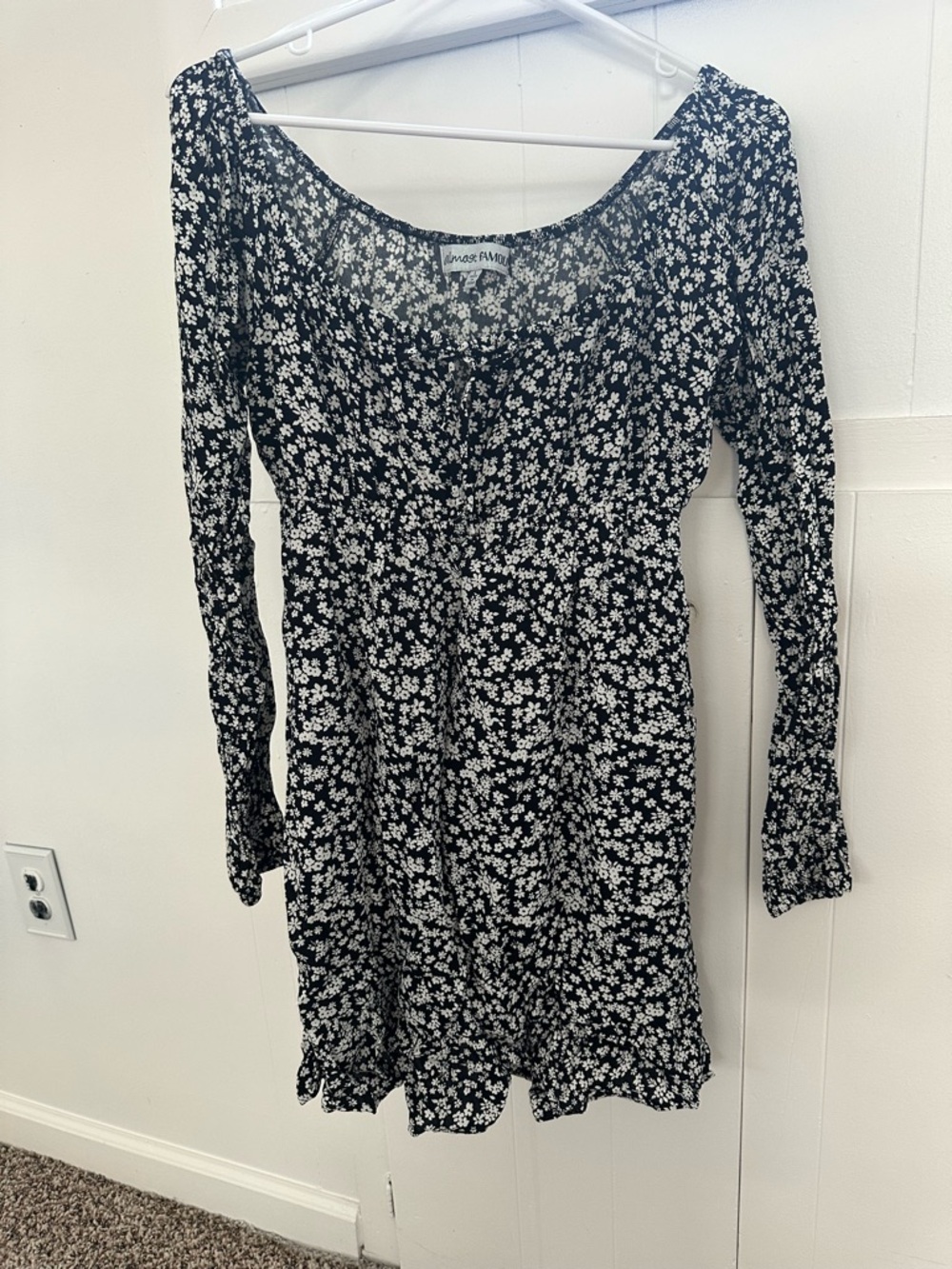 Floral Print Mini Dress